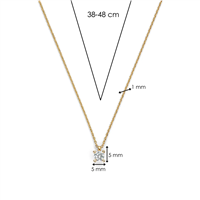 Collana Ti Sento Milano Donna in Argento Zirconia 34087ZY/42 - 34087ZY/42